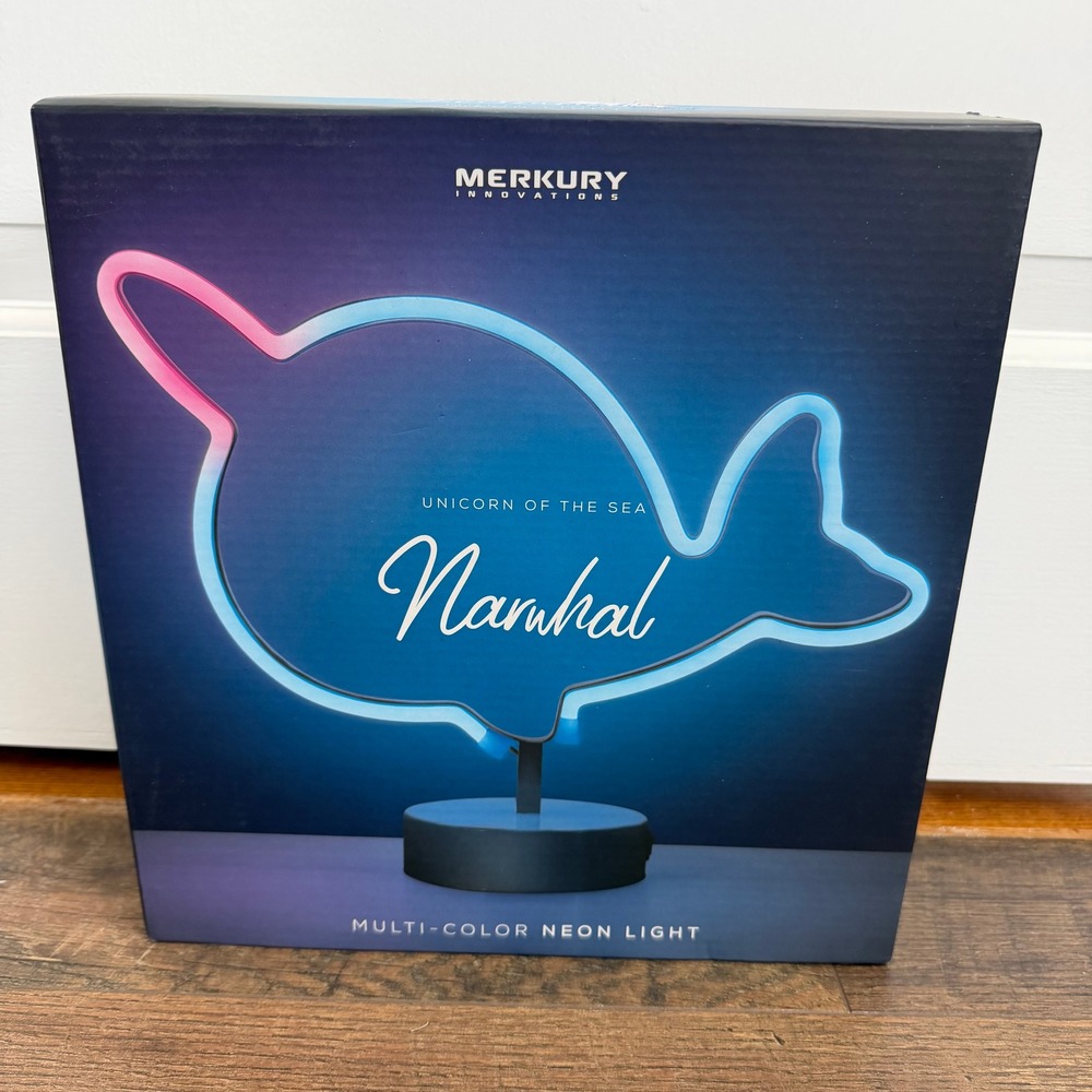 New in‎ Box Narwhal Multi-Color Neon LED Light MI-LMB46-999